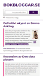 Mobile Screenshot of bokbloggar.se