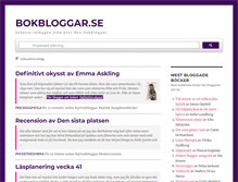 Tablet Screenshot of bokbloggar.se