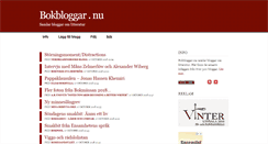 Desktop Screenshot of bokbloggar.nu