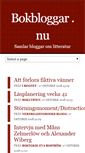 Mobile Screenshot of bokbloggar.nu