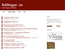 Tablet Screenshot of bokbloggar.nu